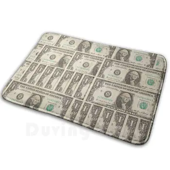 | Доларови Банкноти Килим Мат Мат Възглавница Е Мека Нескользящие Пари Нови Открийте Разгледайте Зелени Доларови Пари